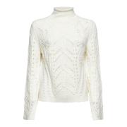 Loulou Studio Vit Sweater Kollektion White, Dam