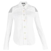 Balmain Pre-owned Pre-owned Bomull toppar White, Dam