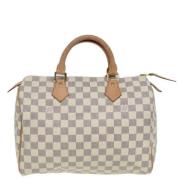 Louis Vuitton Vintage Pre-owned Canvas louis-vuitton-vskor White, Dam