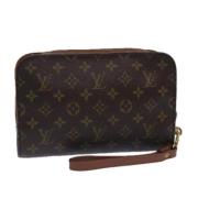 Louis Vuitton Vintage Pre-owned Canvas kuvertvskor Brown, Dam