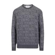 Iceberg Mörkgrå Sweaters Gray, Herr