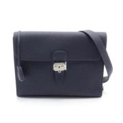 Hermès Vintage Pre-owned Laeder axelremsvskor Blue, Dam