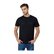 Guess Präglad logotyp T-shirt - Svart Black, Herr