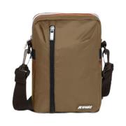 K-Way Kompakt Crossbody Väska Brown, Herr