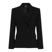 Marella Dubbelknäppt Svart Blazer Black, Dam