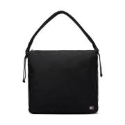 Tommy Jeans Svart Nylon Toteväska Black, Dam