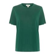 Soaked in Luxury Lös Passform Tee Top Regnskog Green, Dam