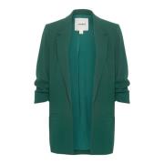 Soaked in Luxury Regnskog Blazer Jacka Green, Dam