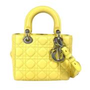 Dior Vintage Pre-owned Laeder dior-vskor Yellow, Dam