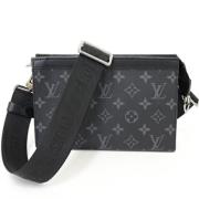 Louis Vuitton Vintage Pre-owned Canvas louis-vuitton-vskor Black, Dam