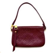 Louis Vuitton Vintage Pre-owned Tyg louis-vuitton-vskor Red, Dam