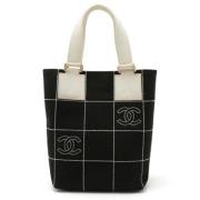 Chanel Vintage Pre-owned Canvas chanel-vskor Black, Dam