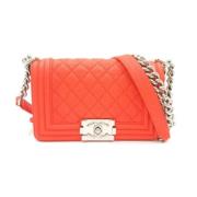 Chanel Vintage Pre-owned Laeder chanel-vskor Orange, Dam