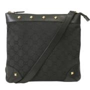 Gucci Vintage Pre-owned Canvas gucci-vskor Black, Dam