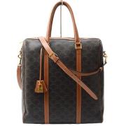 Celine Vintage Pre-owned Canvas celine-vskor Brown, Dam