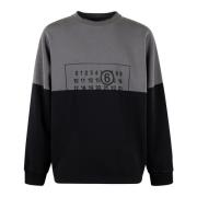 MM6 Maison Margiela Casual Sweatshirt med en Modern Twist Gray, Herr