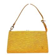 Louis Vuitton Vintage Pre-owned Laeder louis-vuitton-vskor Yellow, Dam