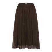 Saint Tropez Chokladbrun sz Kjol Brown, Dam