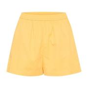 Saint Tropez Enkla Elastiska Shorts & Knickers Yellow, Dam