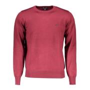 U.s. Polo Assn. Crimson Broderad Tröja Herrmode Red, Herr