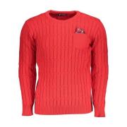 U.s. Polo Assn. Twisted Crewneck Sweater med Kontrastdetaljer Pink, He...