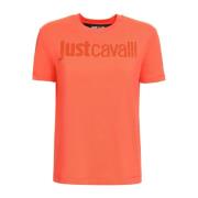 Just Cavalli Snygga T-shirts och Polos Orange, Dam