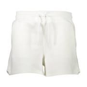 K-Way Sportiga vita damshorts med elastisk midja White, Dam