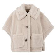 Max Mara Cape Wrap Poncho Beige, Dam