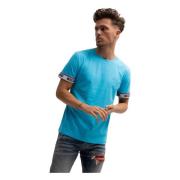 Moschino Grundläggande Blå Herr T-shirt Blue, Herr