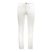 Tommy Hilfiger Denim Jeans Slim Fit Vit White, Herr