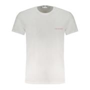 Trussardi Kortärmad Logoprint T-shirt Vit White, Herr