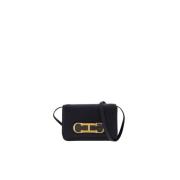 Carolina Herrera Initials Insignia Crossbody Väska Black, Dam