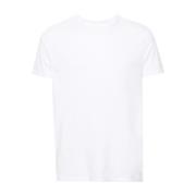 Canada Goose Lyxig Bomull T-shirt med Texturerad Jersey White, Herr