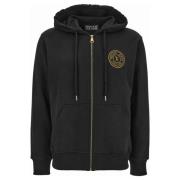 Versace Jeans Couture Stiliga Sweaters Kollektion Black, Herr