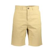 North Sails Beige Bermuda Shorts i Ekologisk Bomull Beige, Herr