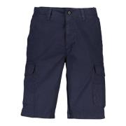 North Sails Blå Bermuda Shorts Regular Fit Logo Blue, Herr