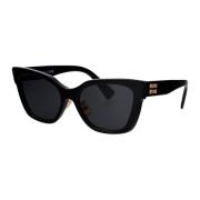 Miu Miu Stiliga solglasögon med 0MU 02Zs design Black, Dam