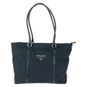 Prada Vintage Pre-owned Canvas prada-vskor Black, Dam