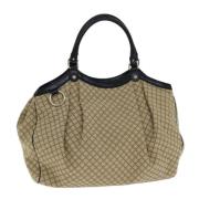 Gucci Vintage Pre-owned Canvas handvskor Beige, Dam