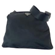 Prada Vintage Pre-owned Canvas prada-vskor Black, Dam