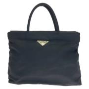 Prada Vintage Pre-owned Canvas prada-vskor Black, Dam