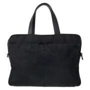 Prada Vintage Pre-owned Canvas prada-vskor Black, Dam