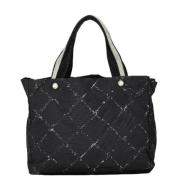 Chanel Vintage Pre-owned Canvas totevskor Black, Dam