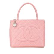 Chanel Vintage Pre-owned Laeder handvskor Pink, Dam