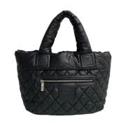 Chanel Vintage Pre-owned Canvas chanel-vskor Black, Dam