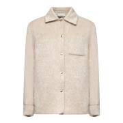 Moncler Beige Denim Multi-Midjeband Skjorta Beige, Dam