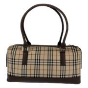 Burberry Vintage Pre-owned Canvas handvskor Brown, Dam