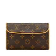 Louis Vuitton Vintage Pre-owned Canvas louis-vuitton-vskor Brown, Dam