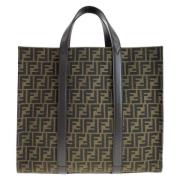 Fendi Vintage Pre-owned Canvas fendi-vskor Brown, Herr