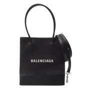 Balenciaga Vintage Pre-owned Laeder totevskor Black, Dam